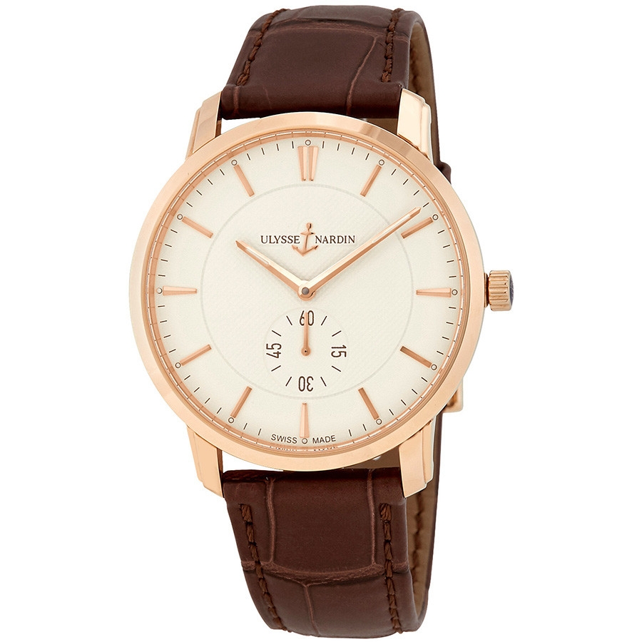 Ulysse Nardin Limited Edition Classico Hand Wind Eggshell White Dial Men's Watch 8206-121-2/31
