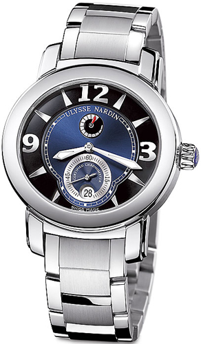 Ulysse Nardin Macho Palladium Blue Dial Automatic Men's Watch 278-70-8-632