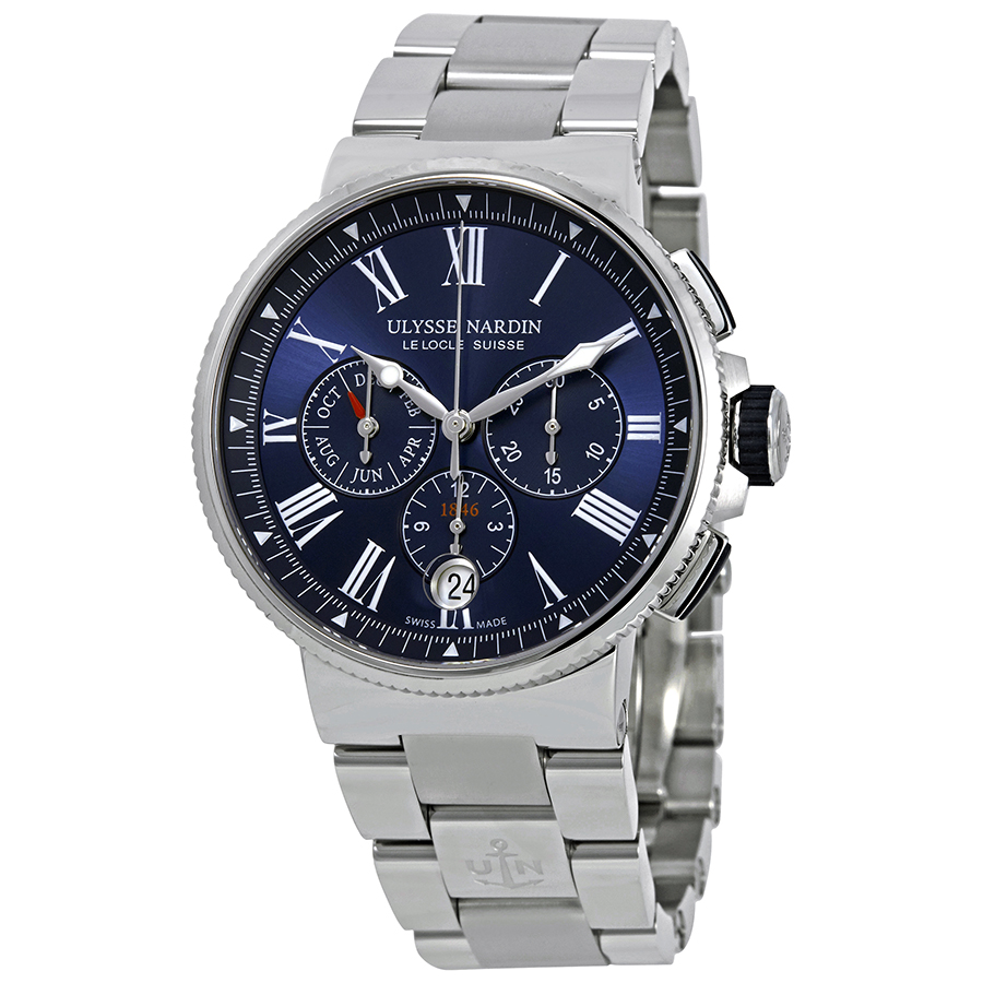 Ulysse Nardin Marine Blue Dial Men's Automatic Watch 1533-150-7M/43