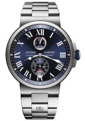 Ulysse Nardin Marine Chronometer Automatic Blue Dial Men's Watch 1183-122-7M/43