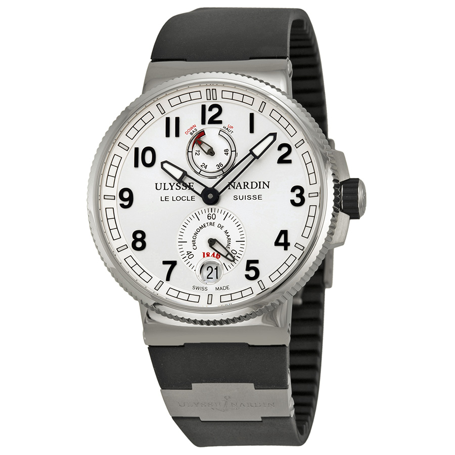 Ulysse Nardin Marine Chronometer Silver Dial Men's Watch 11831263/61