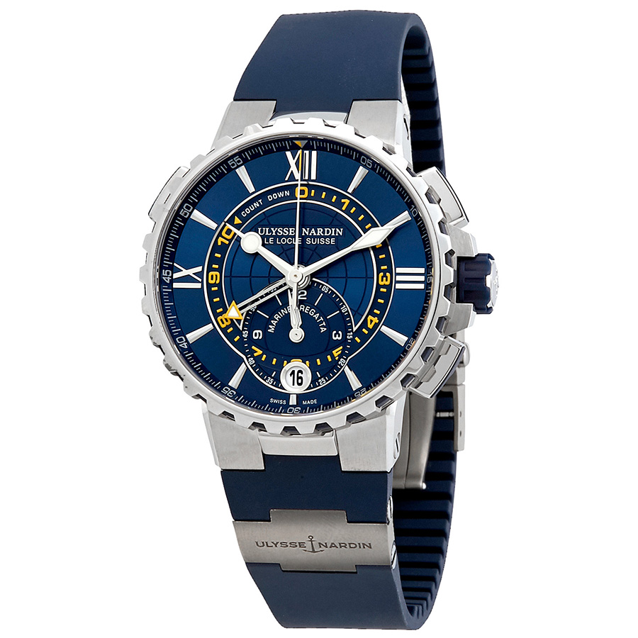 Ulysse Nardin Marine Regatta Blue Dial Automatic Men's Watch 1553-155-3/43