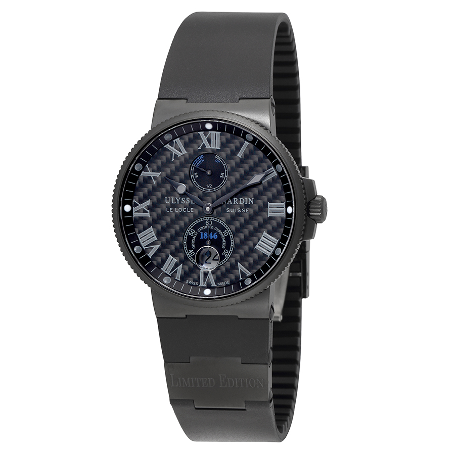 Ulysse Nardin Maxi Marine Chronometer Automatic Men's Watch 263-66LE-3C-42-BLK