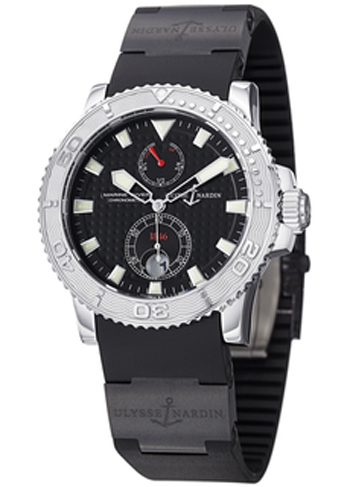 Ulysse Nardin Maxi Marine Diver Automatic Black Dial Men's Watch 263-33-3C.92
