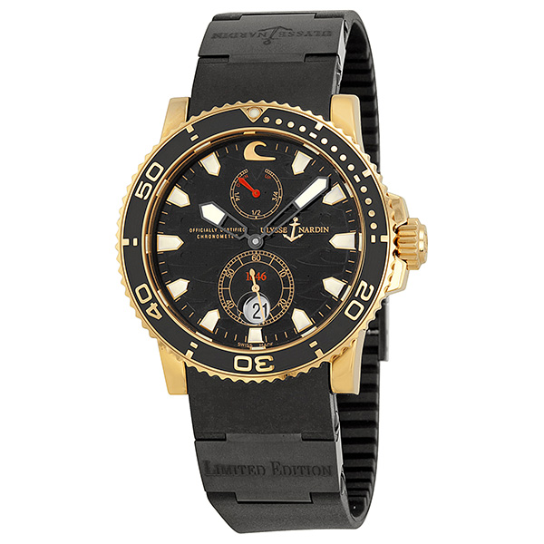 Ulysse Nardin Maxi Marine Diver Black Surf Men's Watch 266-37LE-3B