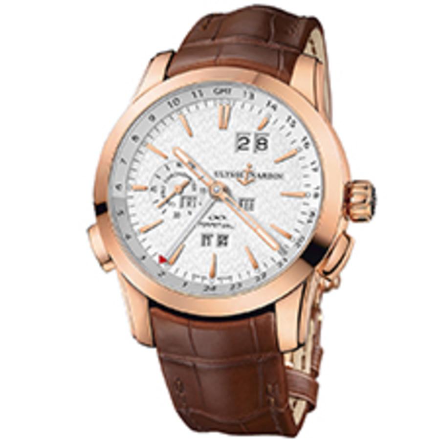 Ulysse Nardin Perpetual Manufacture Automatic Chronometer Silver Dial Men's Watch 322-10