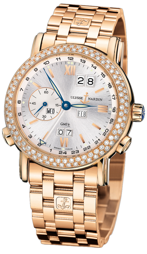 Ulysse Nardin Perpetual Silver Dial 18kt Rose Gold Men's Watch 326-28-8