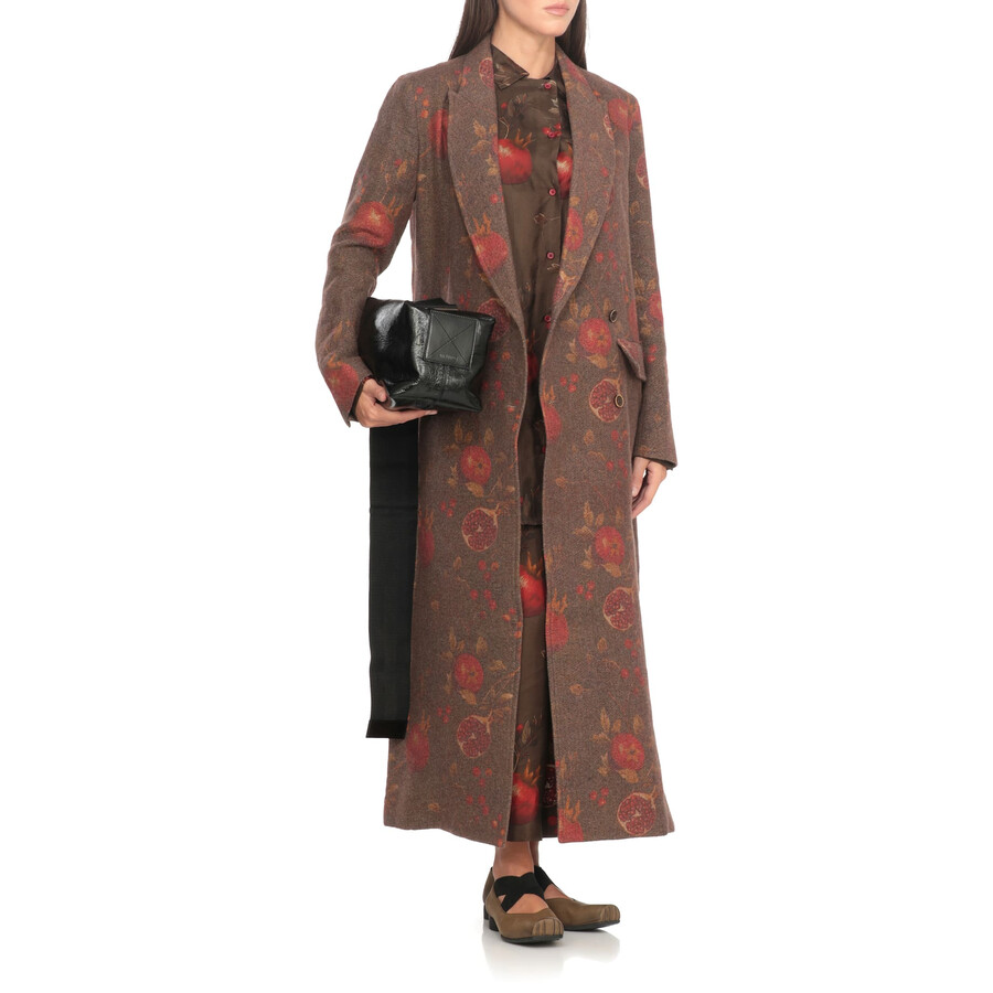 Uma Wang Leather Shoulder Bag In Black