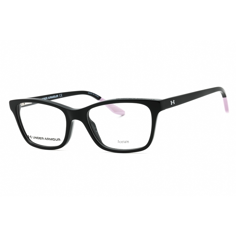 Under Armour Ladies Black Rectangular Eyeglass Frames Ua5012