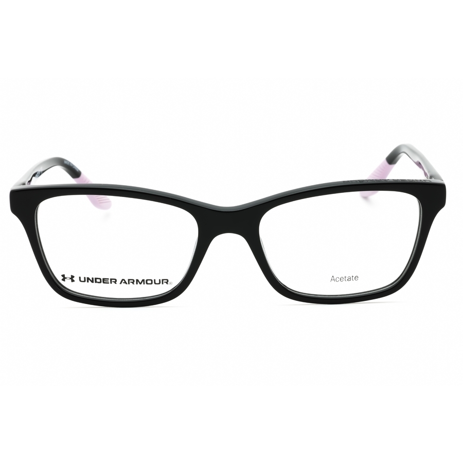 Under Armour Ladies Black Rectangular Eyeglass Frames Ua5012