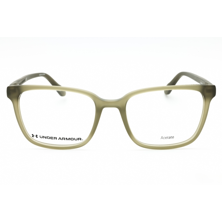 Under Armour Unisex Green Rectangular Eyeglass Frames Ua5035