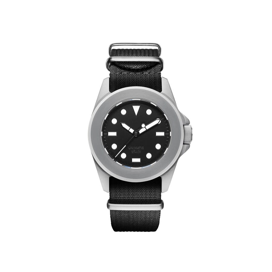 Unimatic Modello Quattro Automatic Black Dial Men's Watch U4-AEB