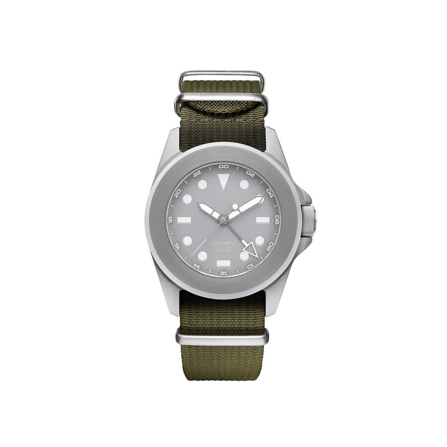 Unimatic Modello Quattro GMT Grey Dial Men's Watch U4-GMT-AEG