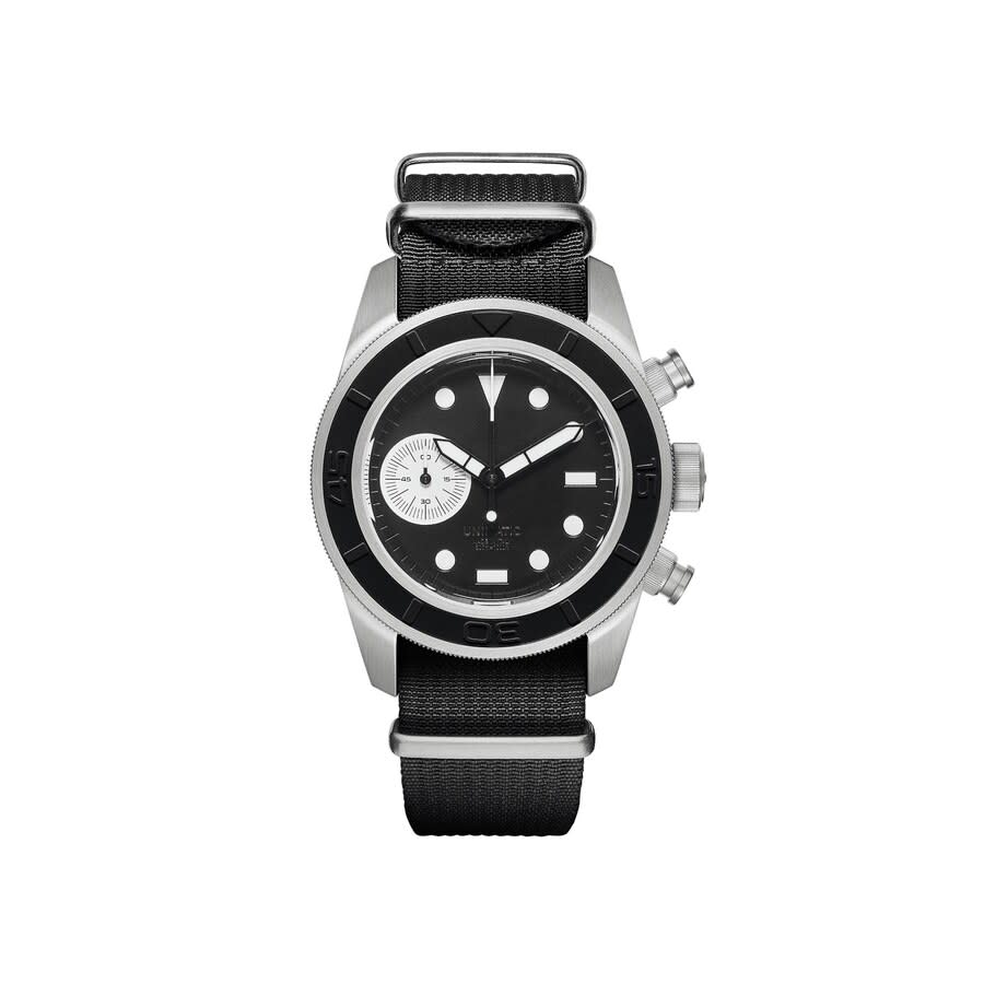 Unimatic Modello Tre Chronograph Quartz Black Dial Men's Watch U3-AEB