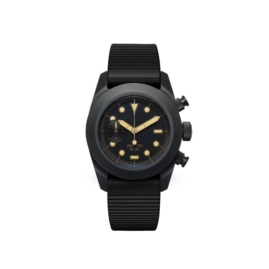 Unimatic Modello Tre Quartz Black Dial Men's Watch U3FB-ROPS