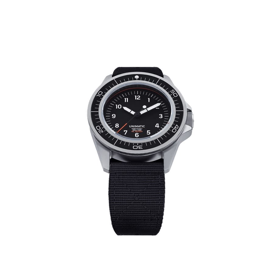 Unimatic Modello Uno Quartz Black Dial Men's Watch UT1