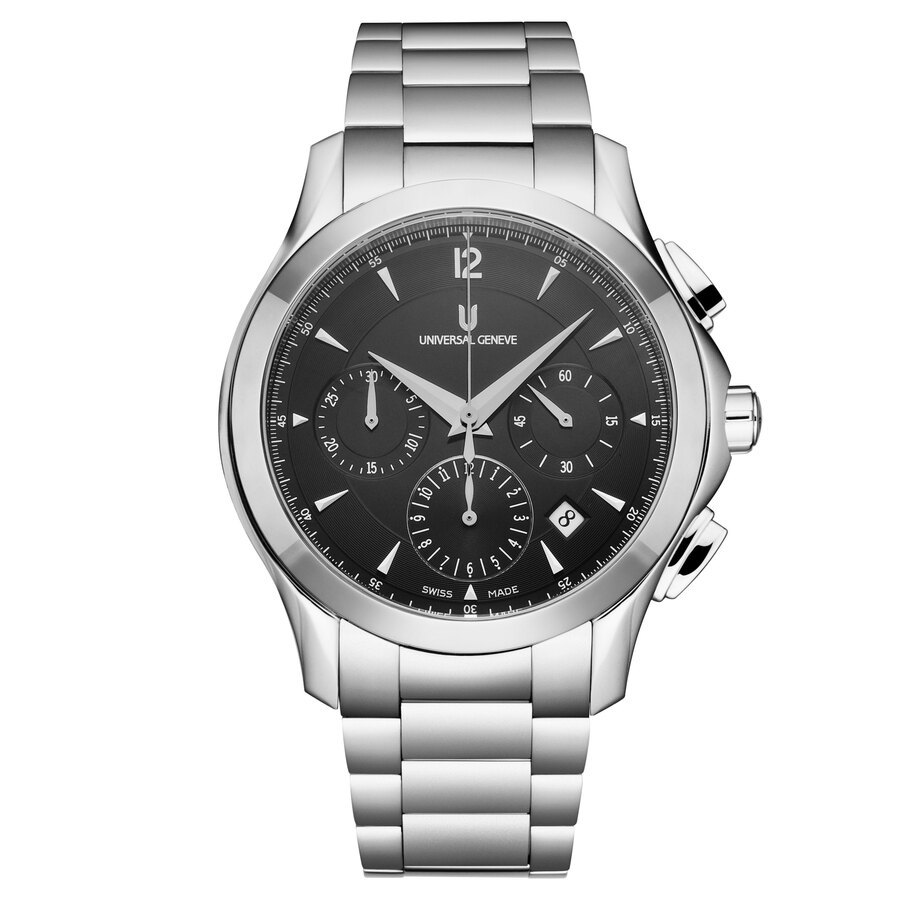 Universal Geneve Timer Chronograph Automatic Black Dial Men's Watch 871.128-007