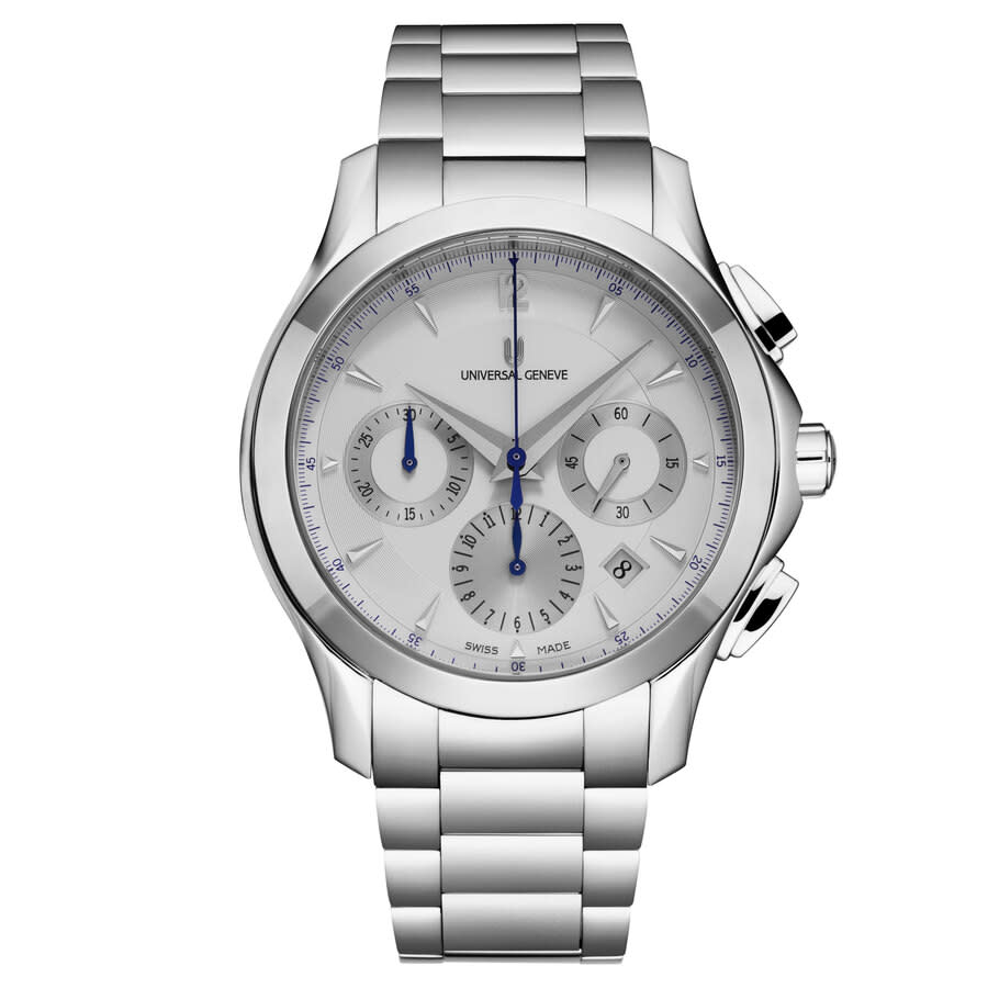 Universal Geneve Timer Chronograph Automatic Silver Dial Men's Watch 871.128-004