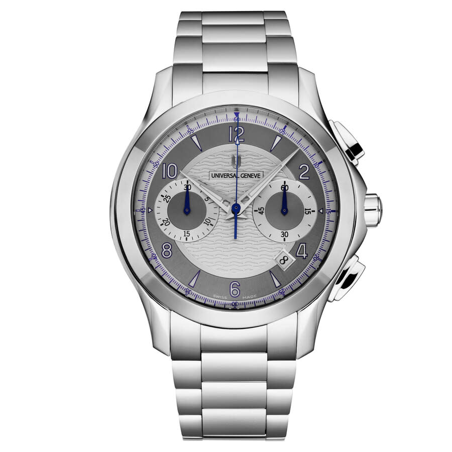 Universal Geneve Uni Timer Chronograph Automatic Silver Dial Men's Watch 871.127-001