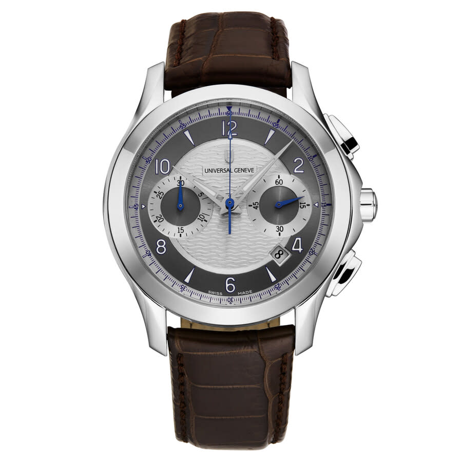 Universal Geneve Uni Timer Chronograph Automatic Silver Dial Men's Watch 871.127-003