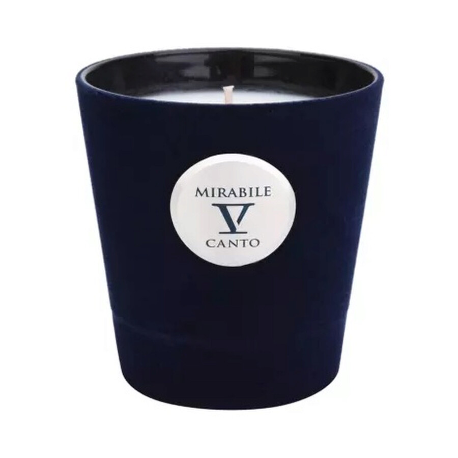 V Canto Unisex Mirabile Flocked Glass 8.4 oz Scented Candle