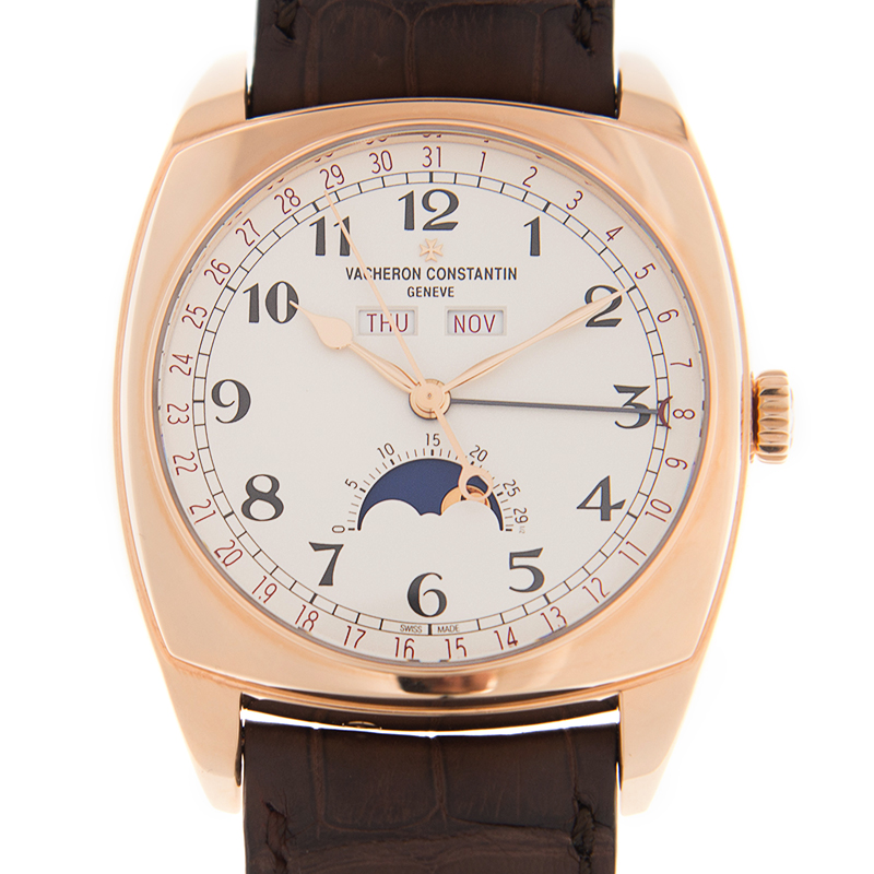 Vacheron Constantin Harmony Silver Dial 18kt Rose Gold Men's Watch 4000S/000R-B123