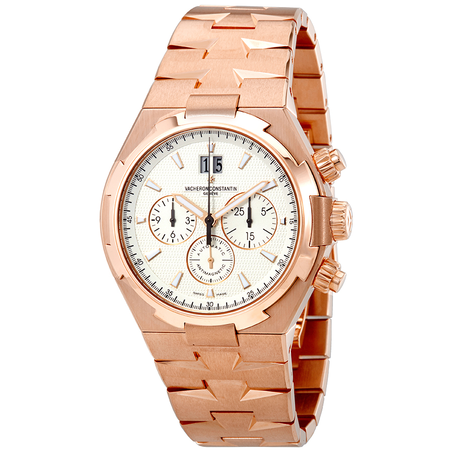 Vacheron Constantin Overseas Chronograph Silver Dial Men's Watch 49150/B01R-9454
