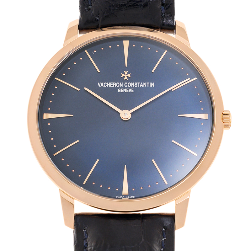 Vacheron Constantin Patrimony Hand Wind Blue Dial Men's Watch 81180/000R-B518