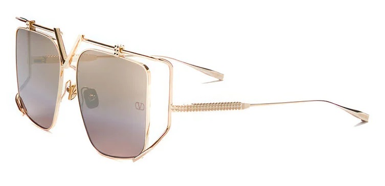 Valentino Garavani Brown Gradient/Gold Flash Irregular Ladies