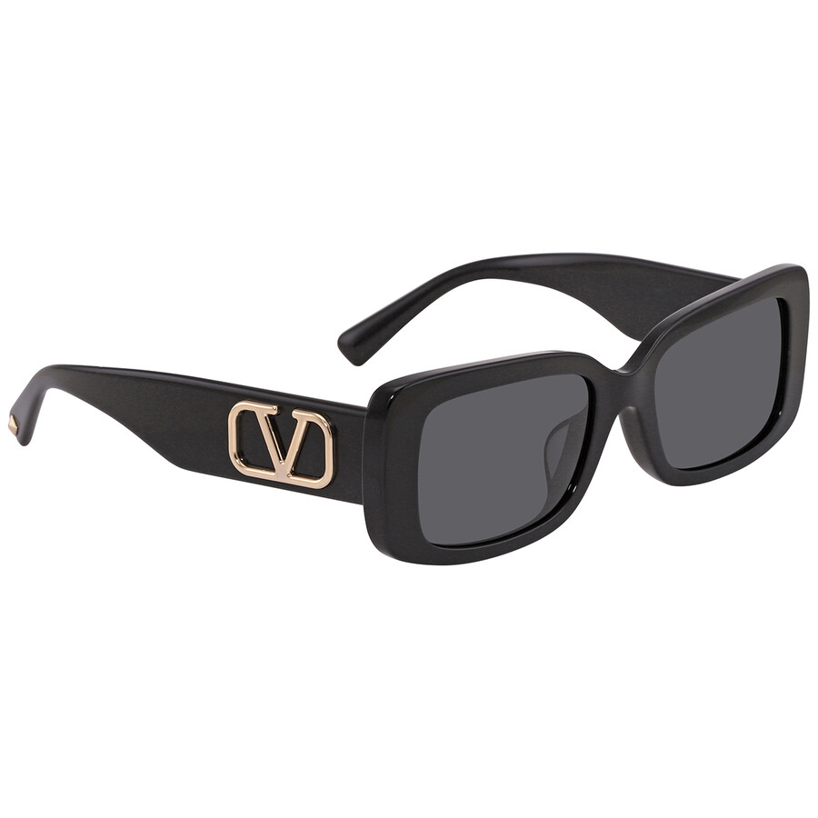 Valentino Garavani Dark Grey Rectangular Ladies Sunglasses VA4108F