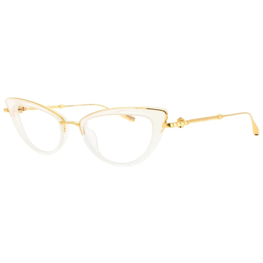 Valentino Garavani Valentino Daydream Demo Cat Eye Ladies Eyeglasses Vlx-123 C 51 In Gold