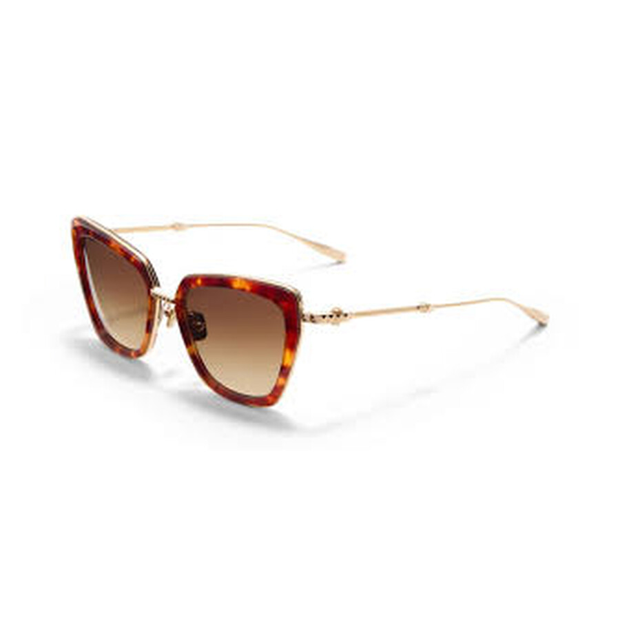 Valentino Daydream Ii Brown Gradient Butterfly Ladies Sunglasses Vls-165 B 53