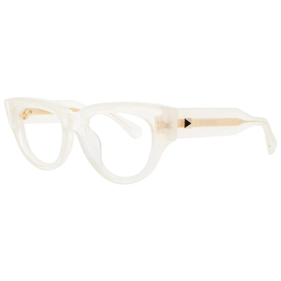 Valentino Garavani Valentino Essential- Iii Demo Cat Eye Unisex Eyeglasses Vlx-124 C 52 In White