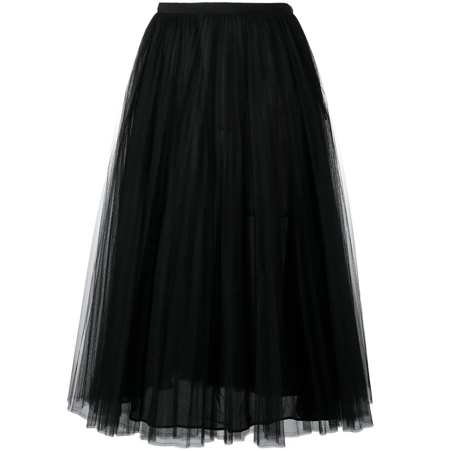Valentino Garavani Garavani A-Line Tulle Skirt SB0RA1Y01ED0NO