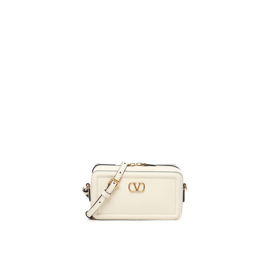 Valentino Off-white Mini Alltime Camera Case Bag