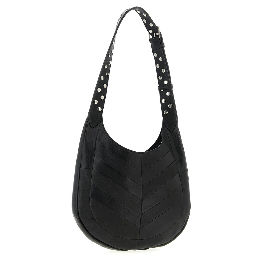 Valentino Small Hoboho Nappa Leather Shoulder Bag In Black