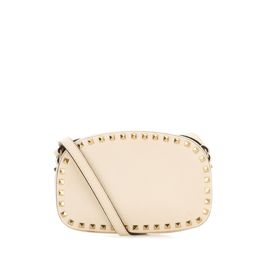 Valentino Garavani Ivory Leather Crossbody Bag