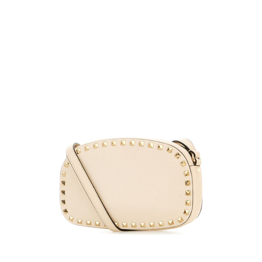 Valentino Ivory Leather Crossbody Bag In Neutral