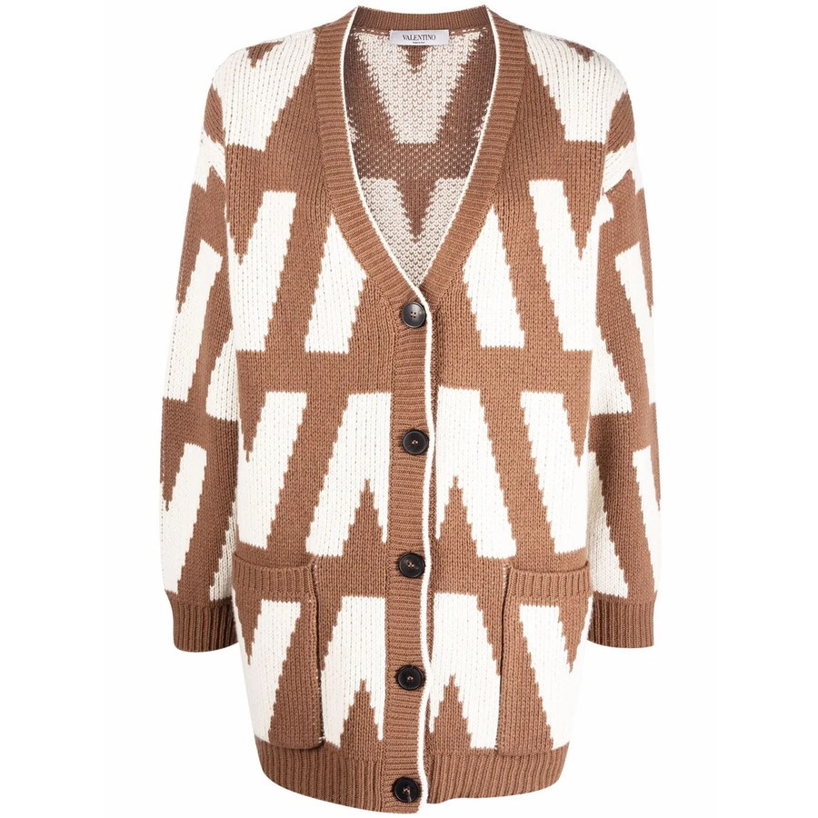 ヴァレンティノ VALENTINO カーディガン VALENTINO GARAVANI Embroidered wool cardigan | NET-A-PORTER