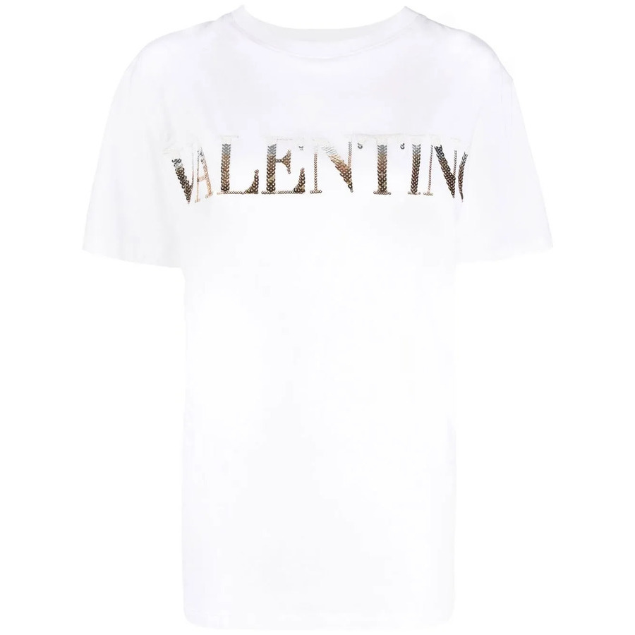 Valentino Garavani Garavani Logo-Print Cotton T-Shirt