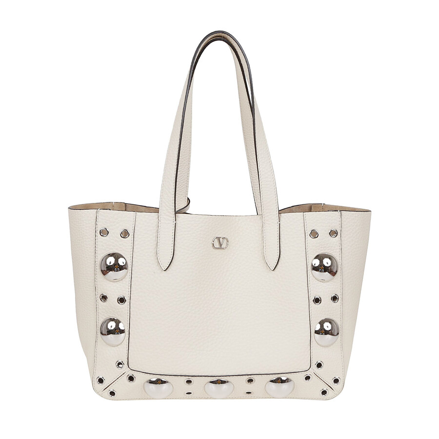 Valentino Garavani Medium Tote Nellcote In White
