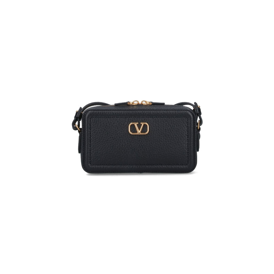 Valentino Garavani Mini Crossbody Bag Alltime In Black