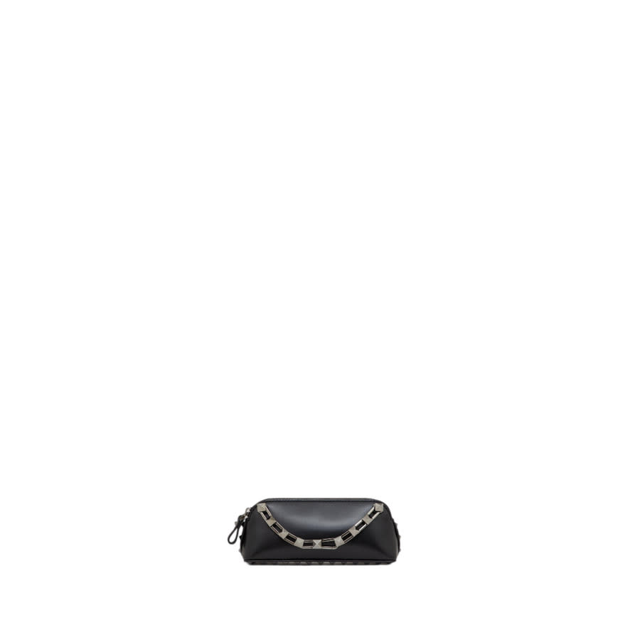Valentino Garavani Mini Rockstud Clutch Bag In ["black"]