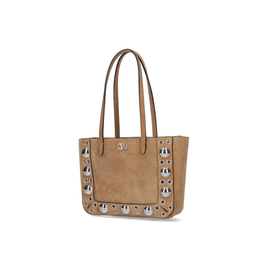 Valentino Garavani Mini Tote Bag Nellcote In Sand
