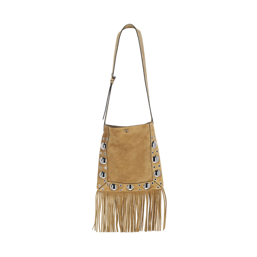 Valentino Garavani Nellcote Shoulder Bag In Sand