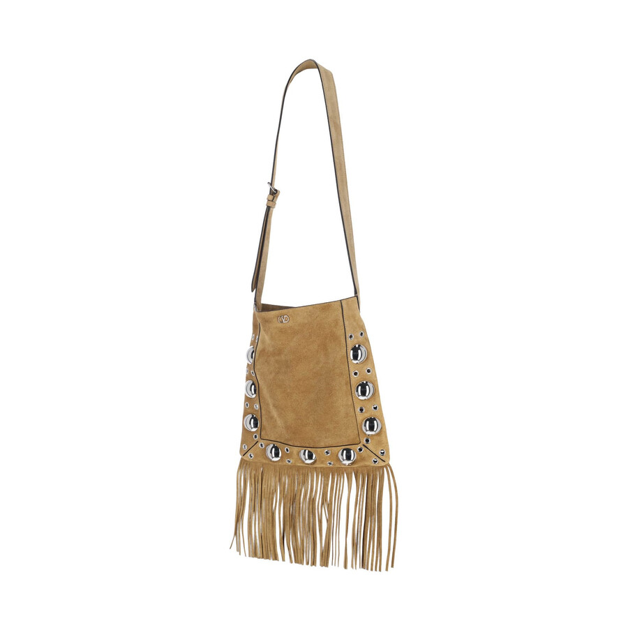 Valentino Garavani Nellcote Shoulder Bag In Sand