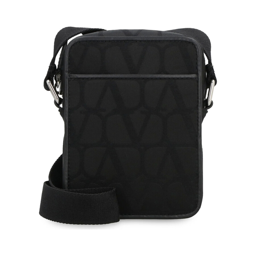 Valentino Garavani Iconographic Canvas Shoulder Bag In Neutral