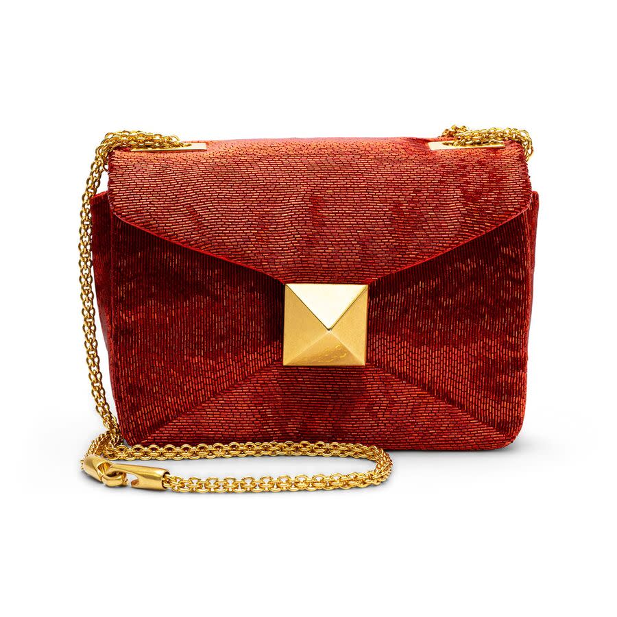 Valentino Garavani One Stud Crossbody Bag In ["red"]