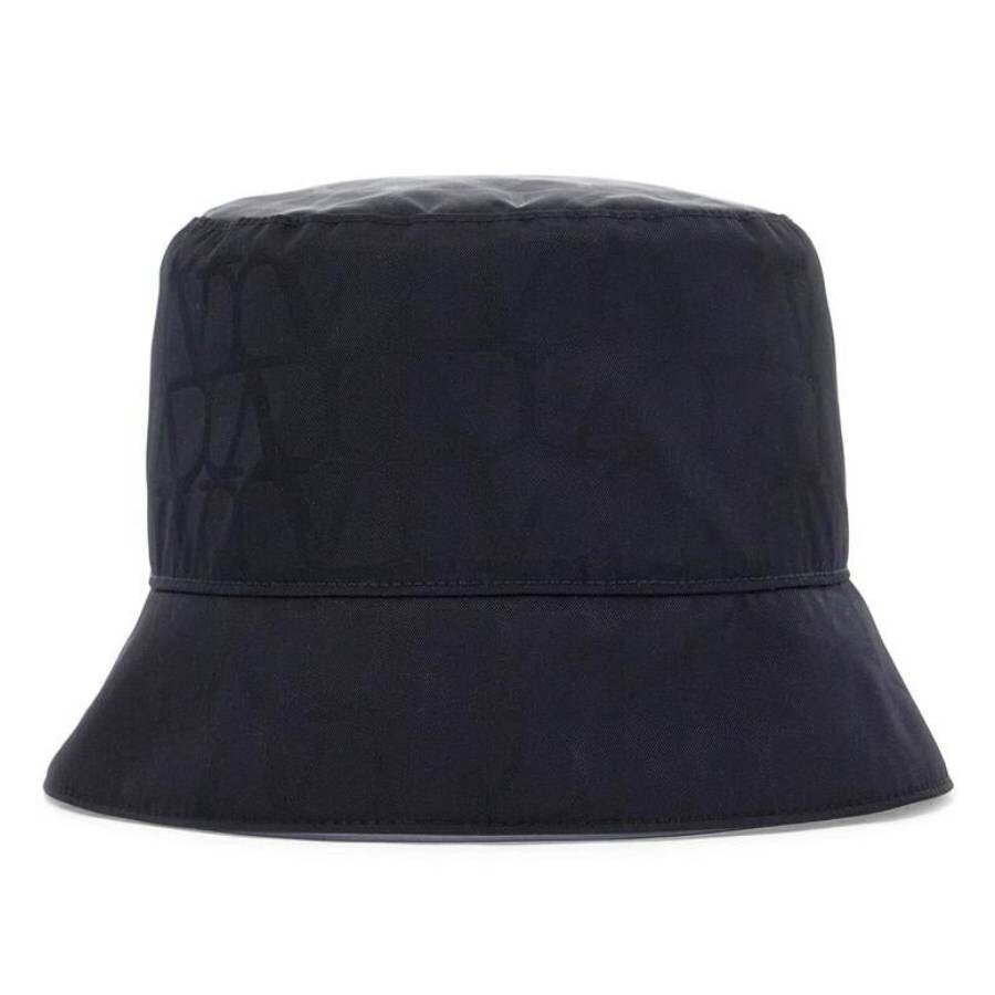 ハット Valentino Garavani Hats Blue Valentino Garavani Reversible Blue Optical Bucket Hat