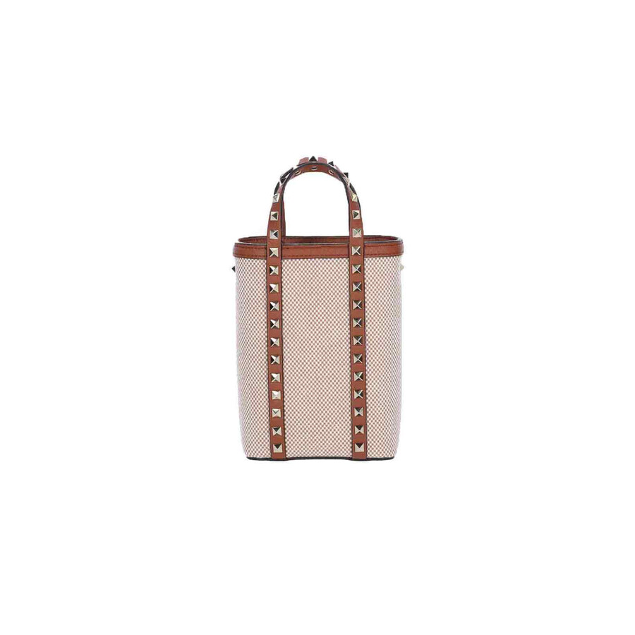 Valentino Garavani Rockstud Mini Bag In Sand